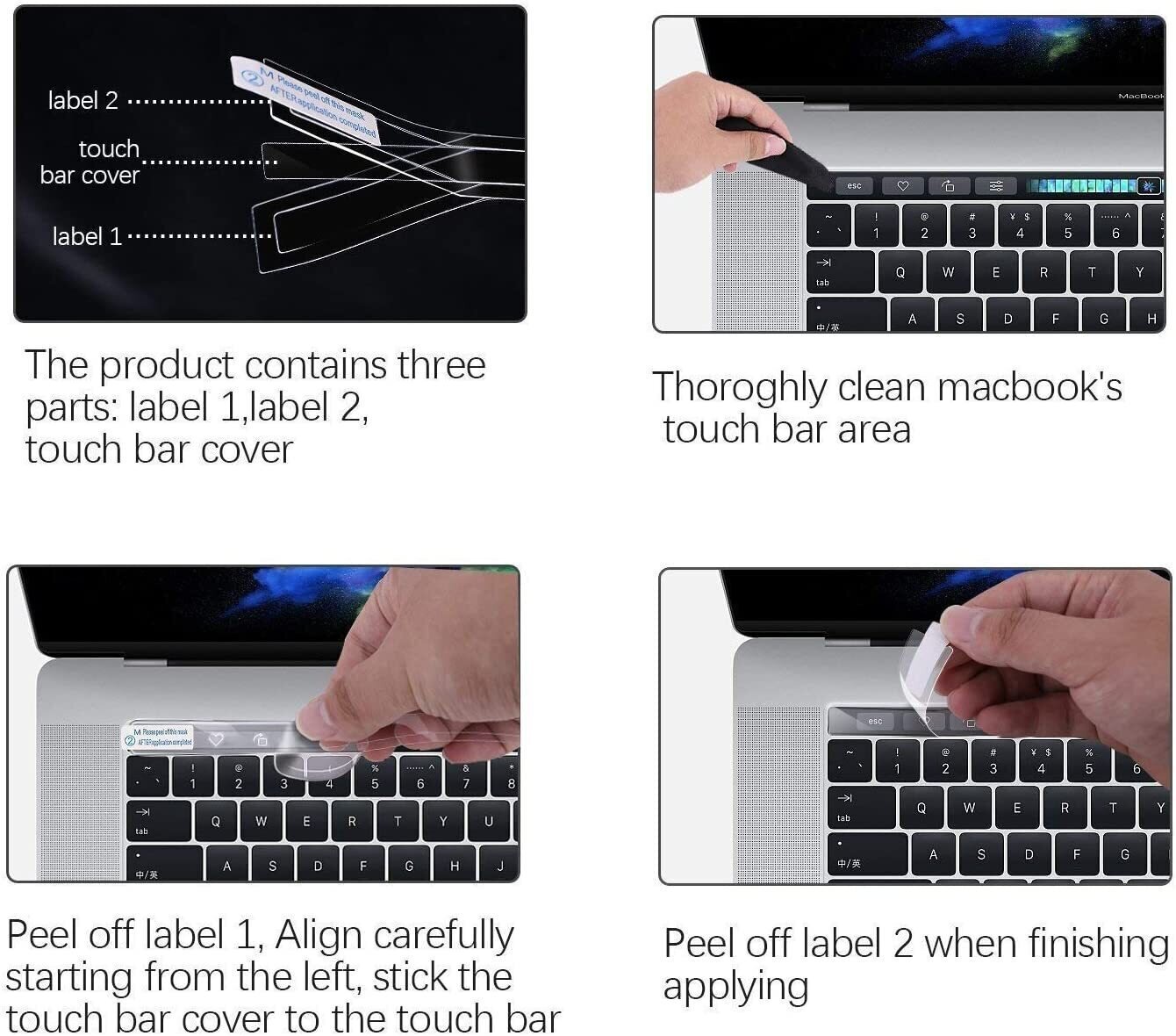 577767-NEVO MacBook Pro Touch Bar Film (Screen Protector)