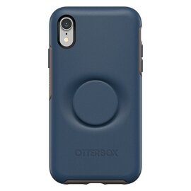 OtterBox Otter + Pop iPhone XR Symmetry, Go To Blue (Blue/Iron)