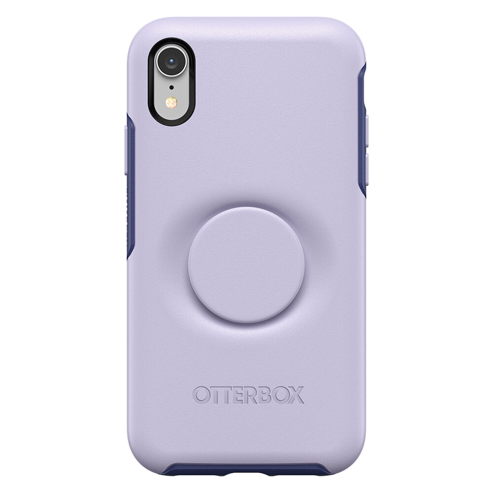 OtterBox Otter + Pop iPhone XR Symmetry, Lilac Dusk (Thistle/Purple)
