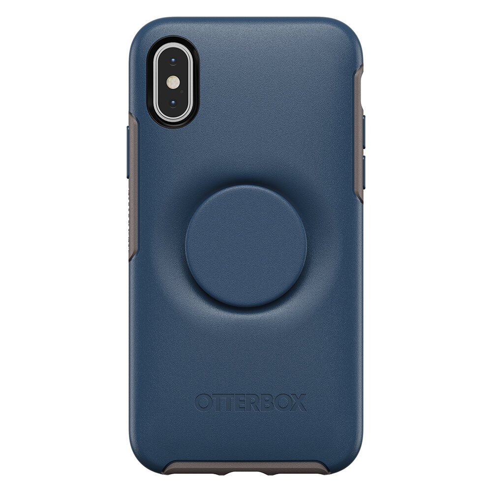 OtterBox Otter + Pop iPhone Xs Symmetry, Mauvous (Pink/Grey)