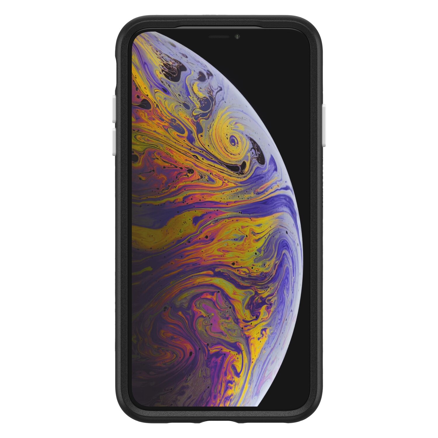 OtterBox Otter + Pop iPhone Xs Max Symmetry, White Marble (Black/White Marble Gr