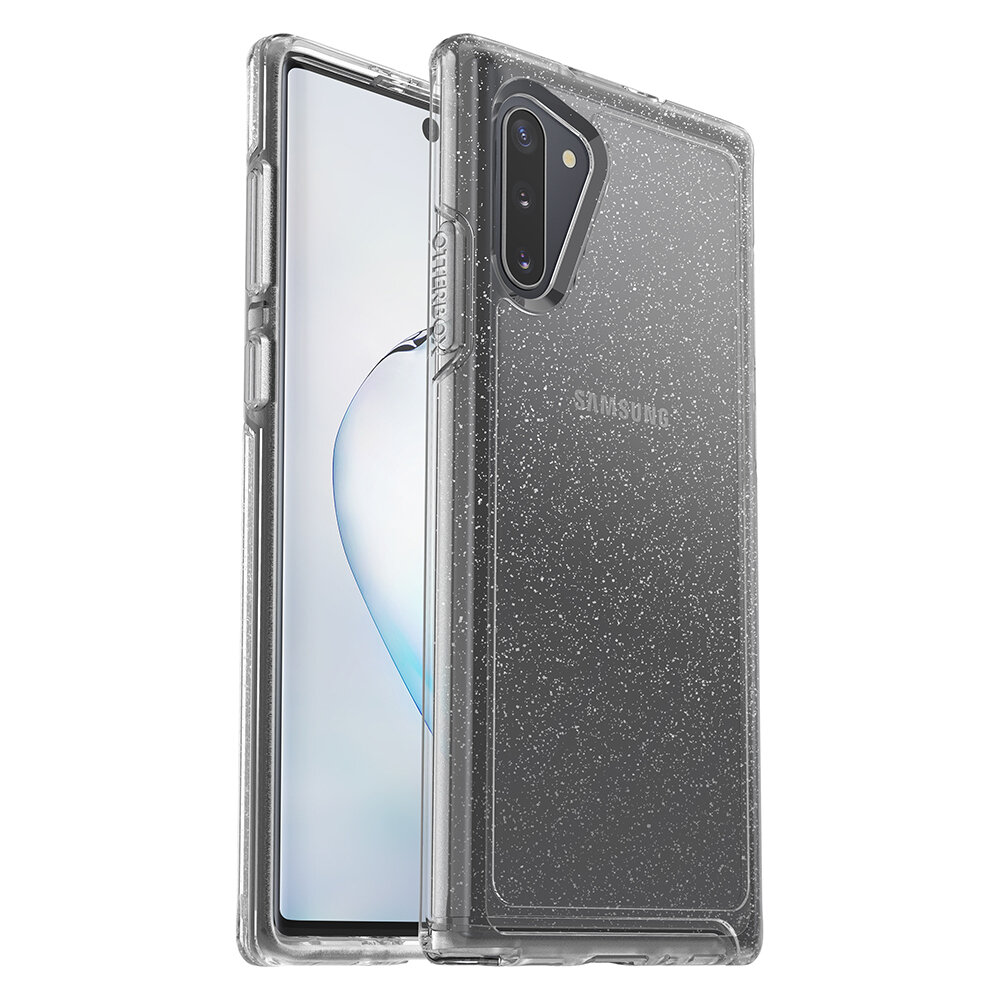OtterBox Samsung Galaxy Note 10 Symmetry Clear Series, Stardust (Flake/Clear)