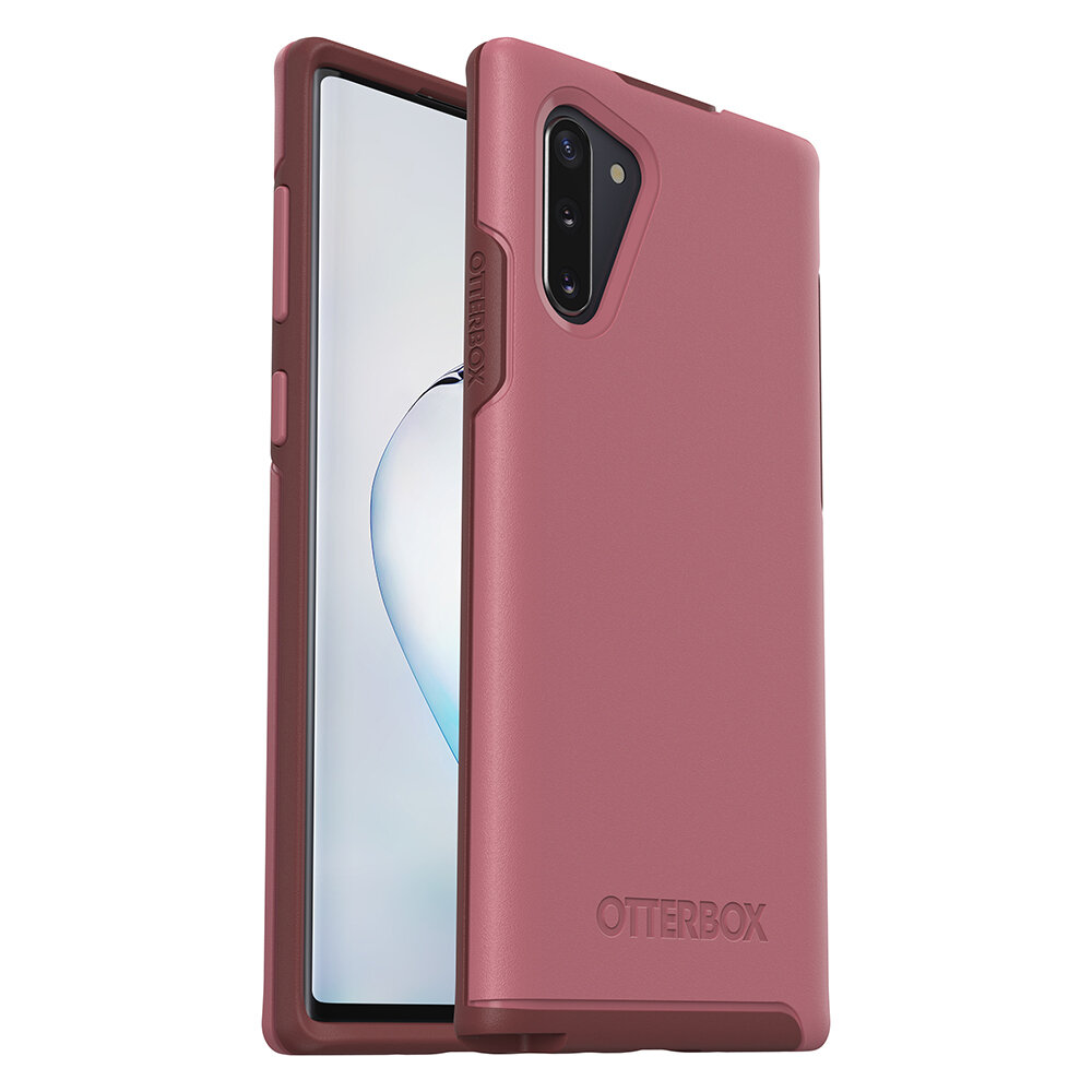 OtterBox Samsung Galaxy Note 10 Symmetry Series, Beguiled Rose (Rose/Rhododendro