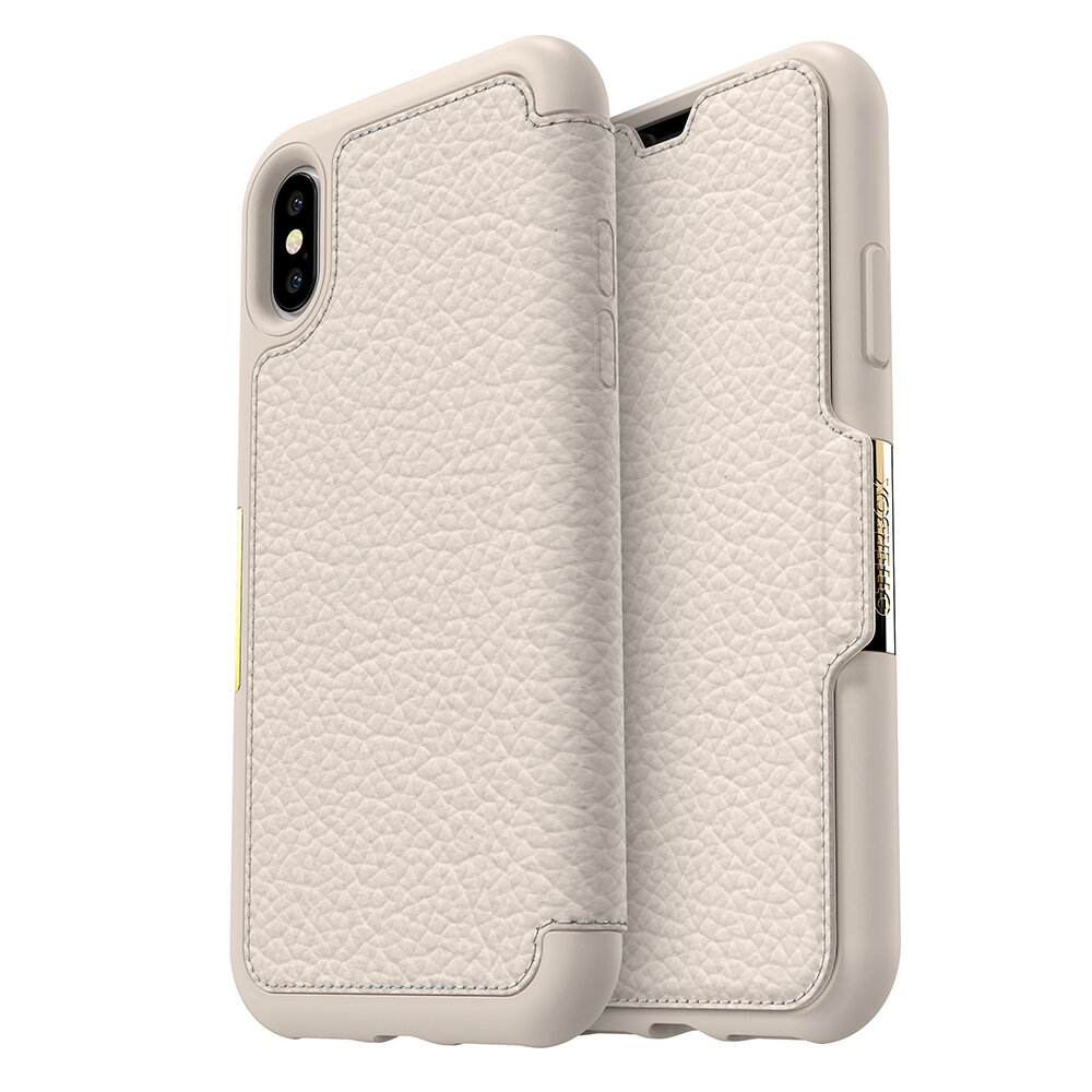 OtterBox iPhone X Strada Series, Soft Opal (Beige/Beige)