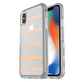 OtterBox iPhone X Symmetry Clear Series, Graphic Inside The Lines