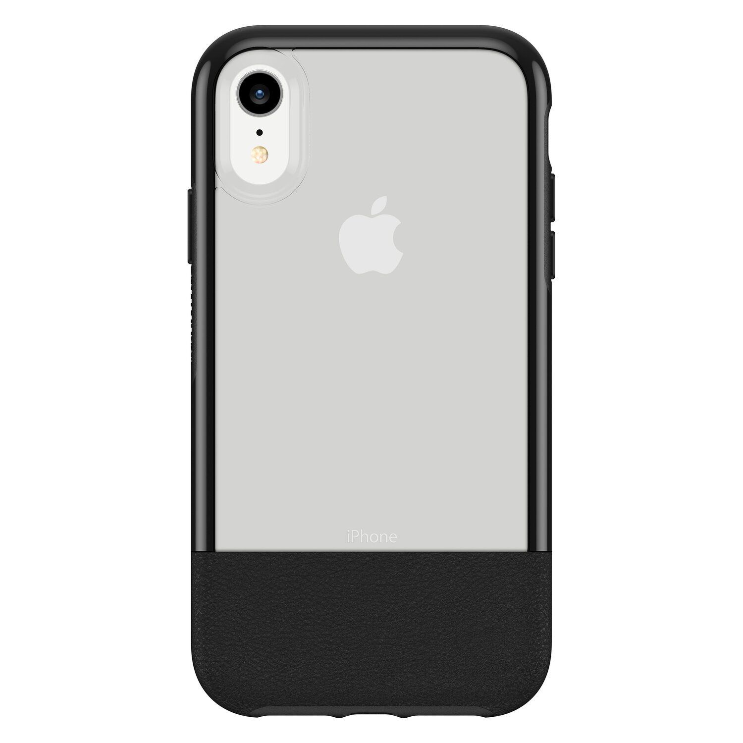 OtterBox iPhone XR Statement Series, Lucent Black (Clear/Black)