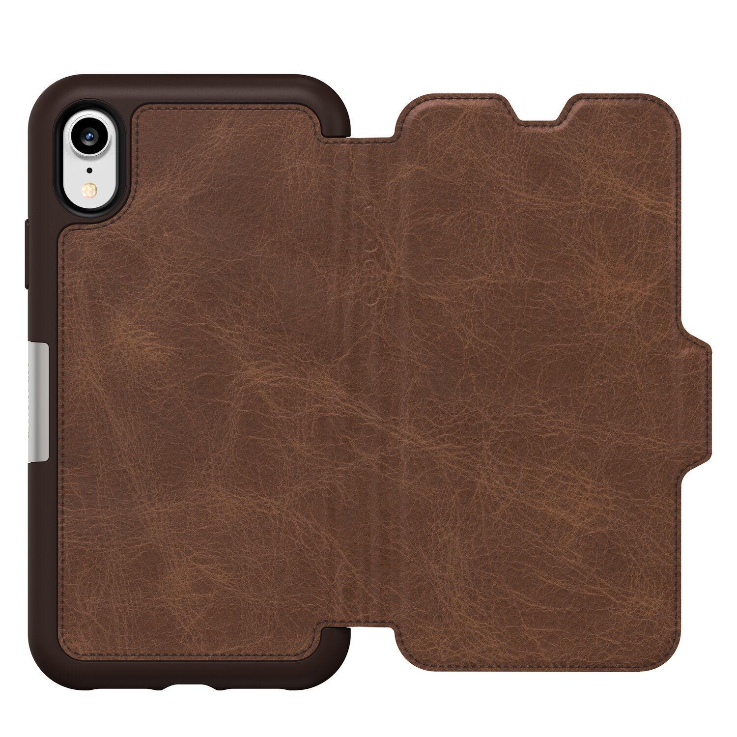 OtterBox iPhone XR Strada Series, Espresso (Brown/Brown)