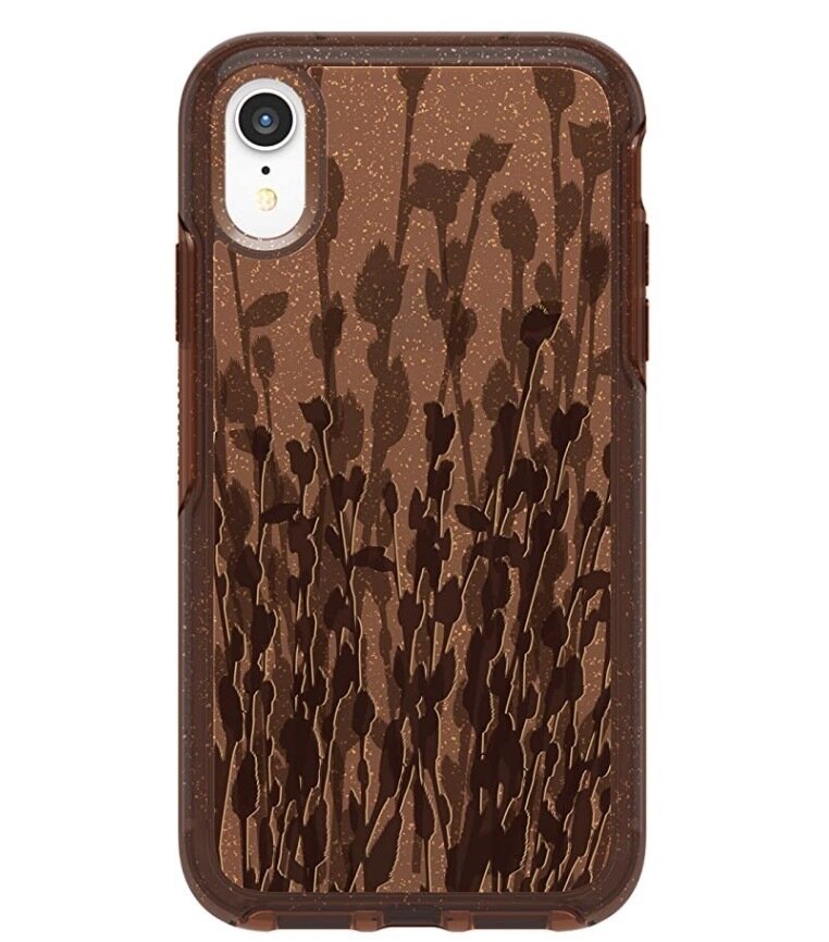 OtterBox iPhone XR Symmetry Clear Series, Graphic That Willow Do (Glitter/Clear/