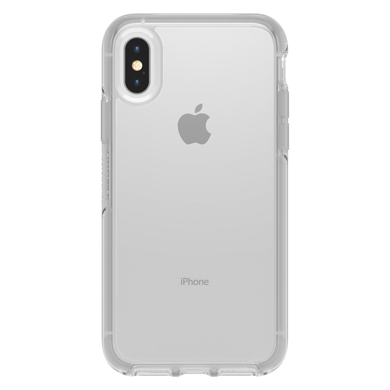 OtterBox iPhone Xs Symmetry Clear Series, Stardust (Flake/Clear)