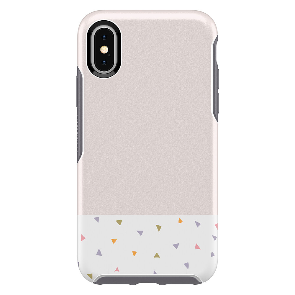 OtterBox iPhone Xs Symmetry Series IML, Specktacular (Grey/Graphic)