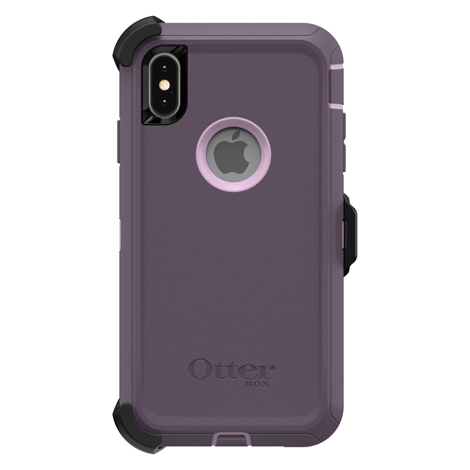 OtterBox iPhone Xs Max Defender Series, Purple Nebula (Orchid/Purple)