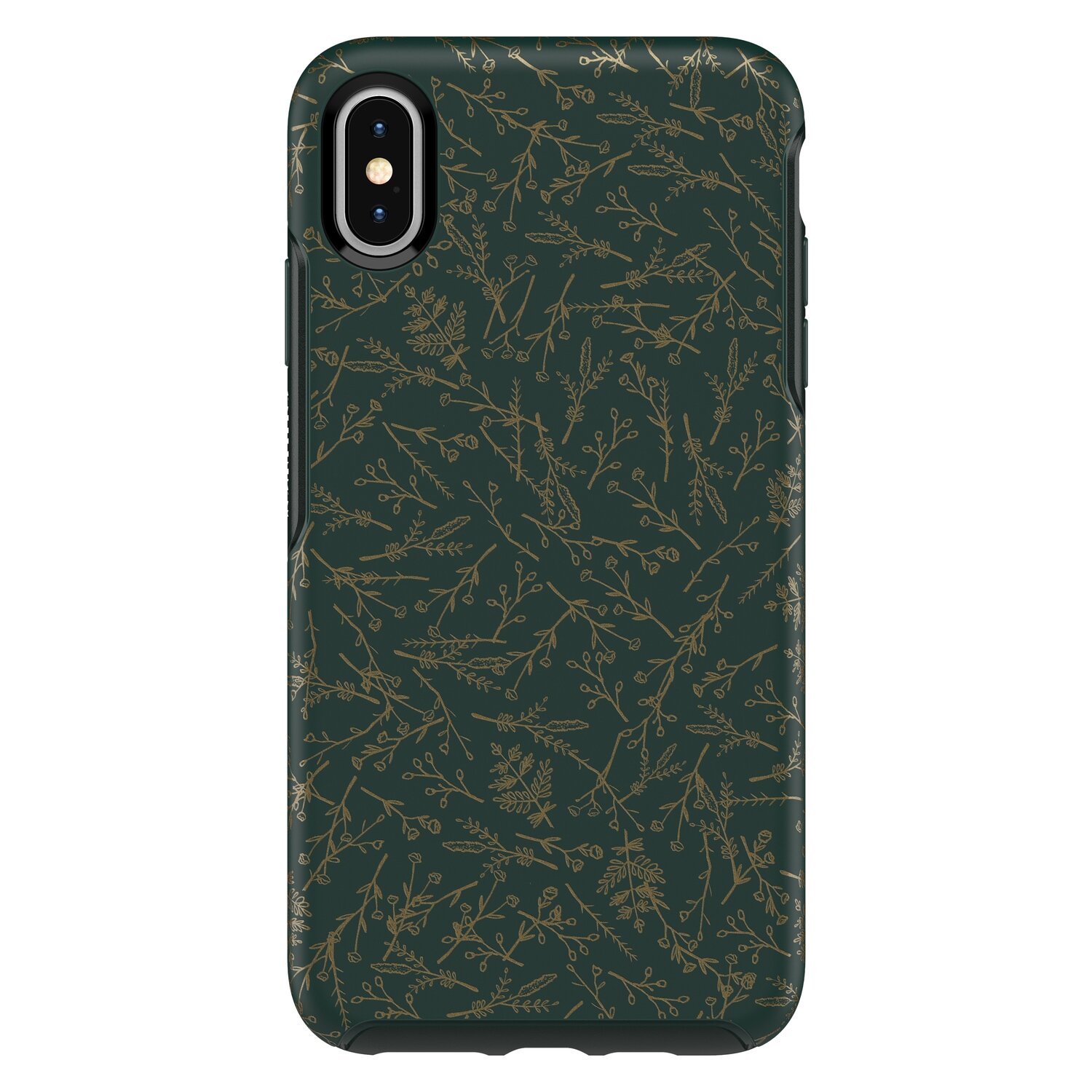 OtterBox iPhone Xs Max Symmetry Series IML, Play The Field (Green/Scarab)