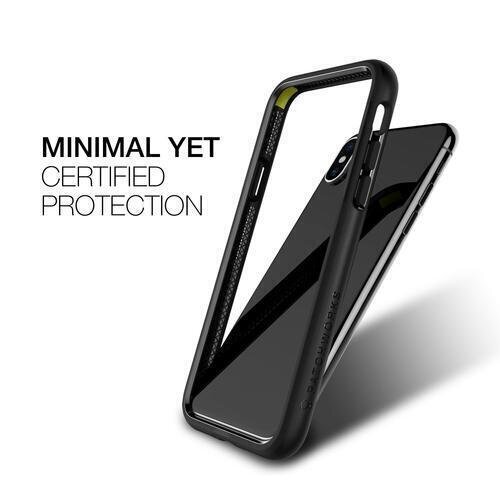 Patchworks iPhone X LEVEL Silhouette, Black