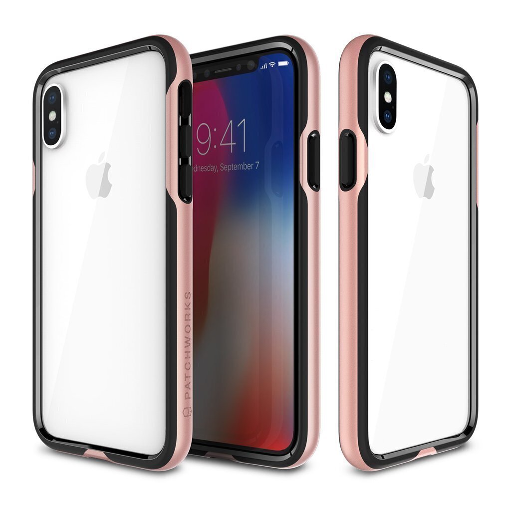 Patchworks iPhone X LEVEL Silhouette, Pink