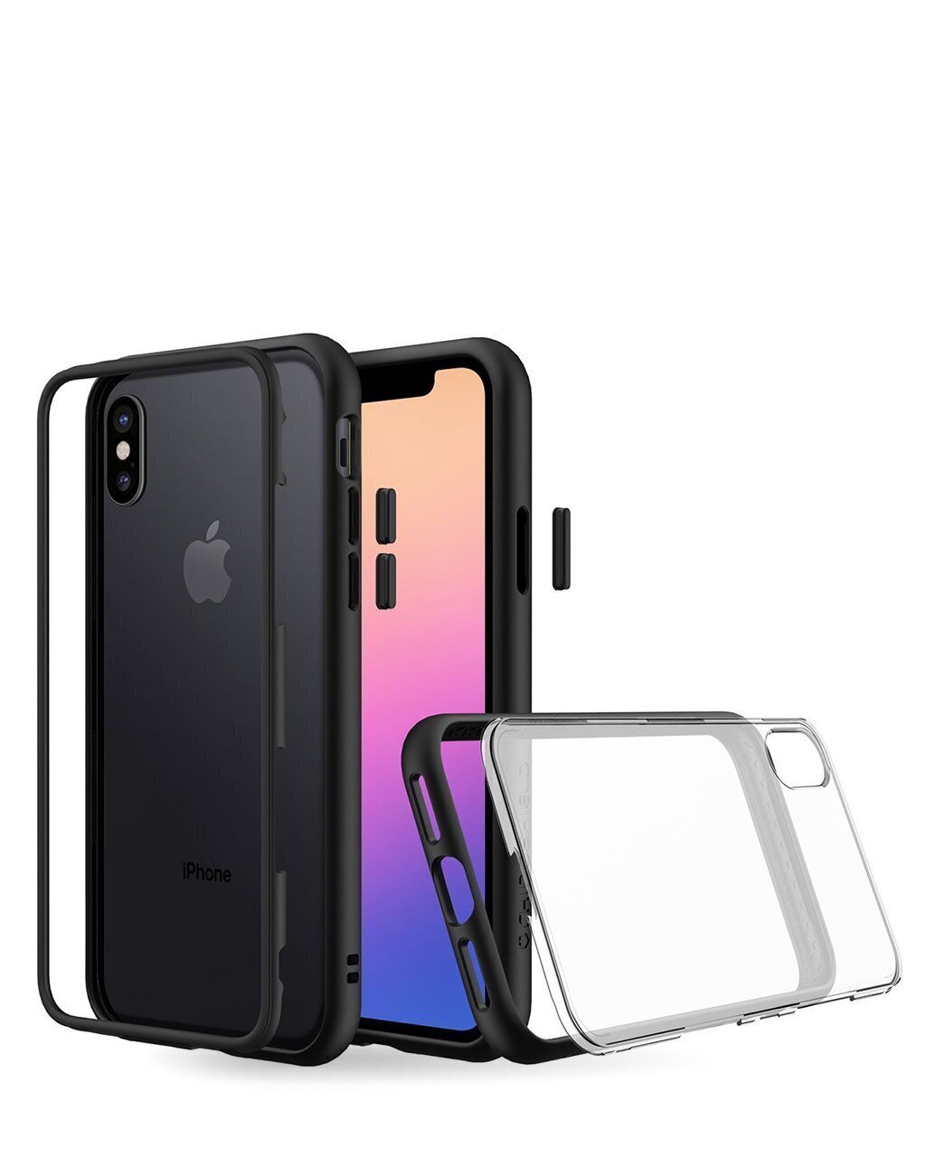 RhinoShield iPhone X Mod Rim, Black