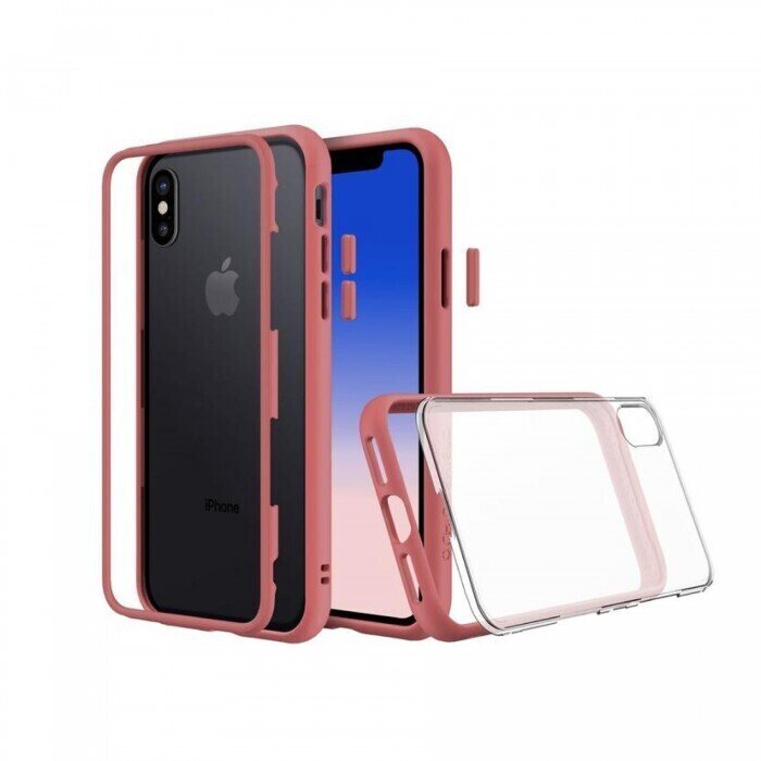 RhinoShield iPhone X Mod Rim, Coral Pink