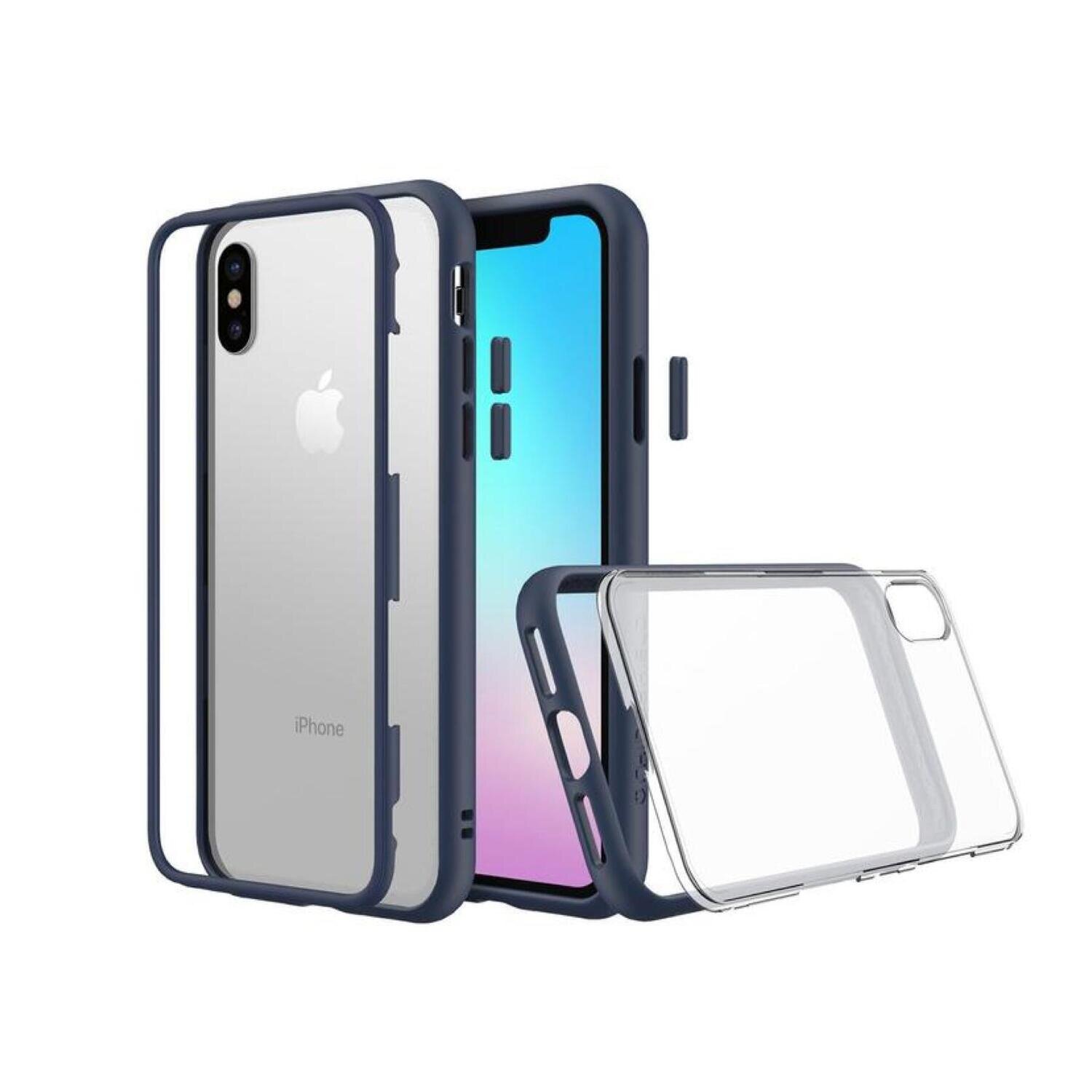 RhinoShield iPhone X Mod Set, Dark Blue