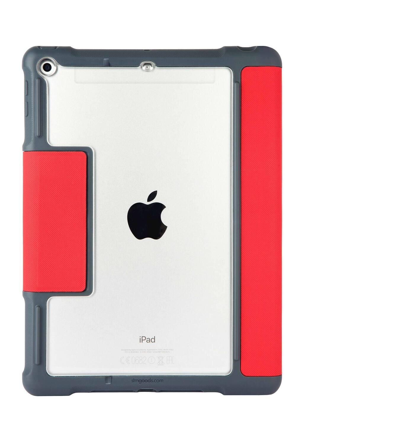 STM iPad 9.7&quot; (2018) Dux Plus Fitted with Pencil Holder, Red