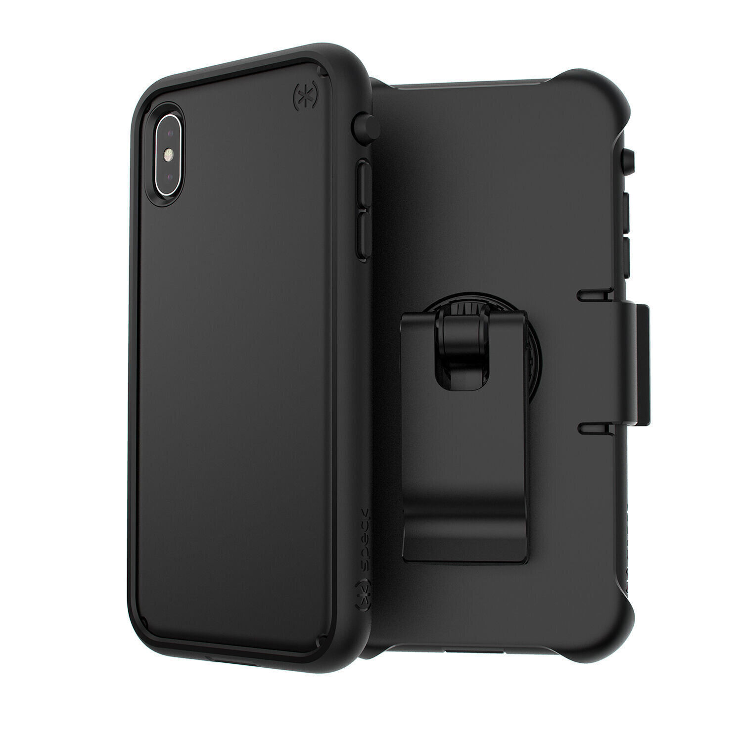 Speck iPhone Xs Max Presidio Ultra, Black/Black/Black