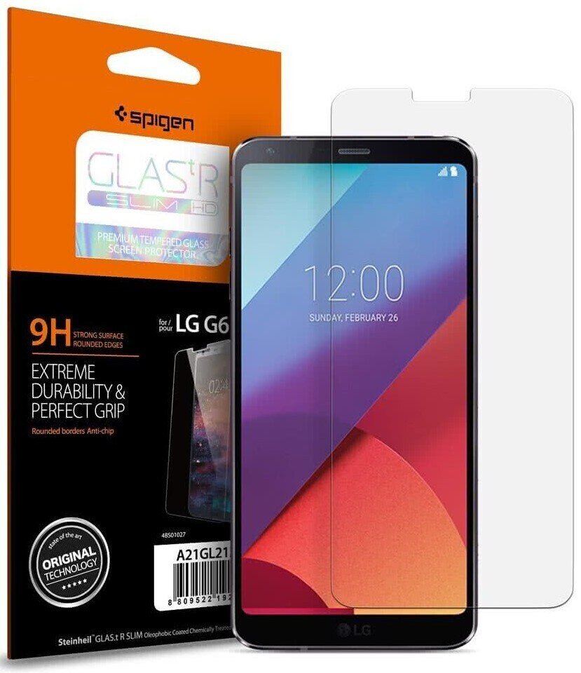 Spigen LG G6 Glas. tR Slim HD, Clear (A21GL21227)