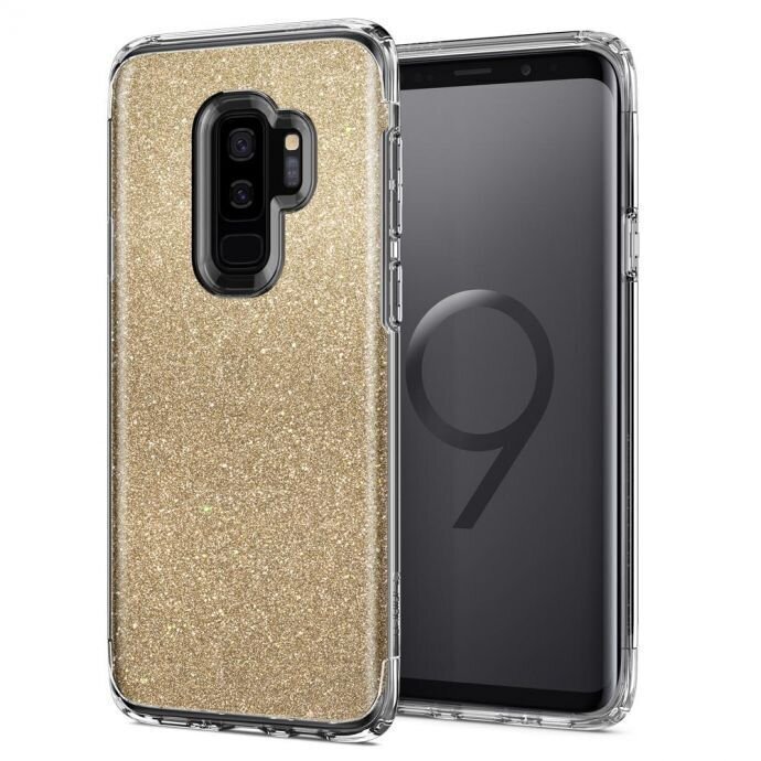 Spigen Samsung Galaxy S9 Slim Armor Crystal Glitter, Gold Quartz
