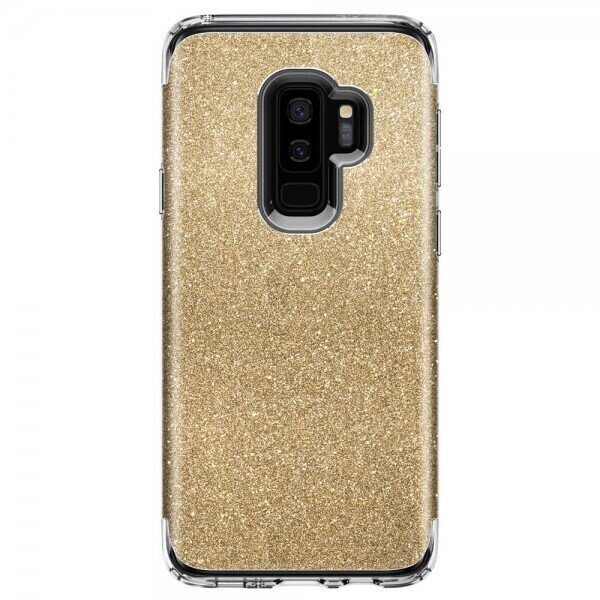Spigen Samsung Galaxy S9 Plus Slim Armor Crystal Glitter, Gold Quartz