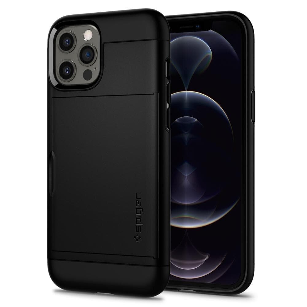 Spigen iPhone 12 / iPhone 12 Pro Slim Armor CS, Black