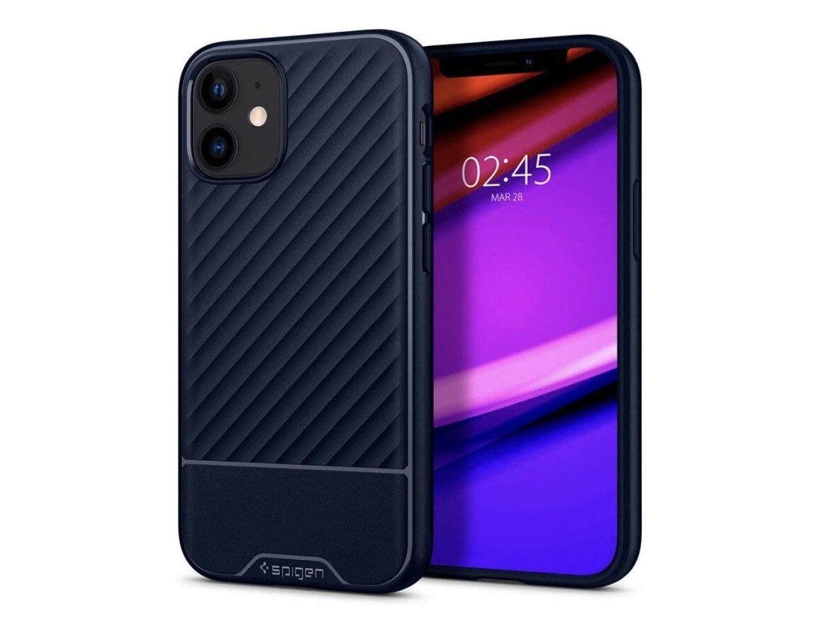 Spigen iPhone 12 mini Core Armor Case, Navy Blue
