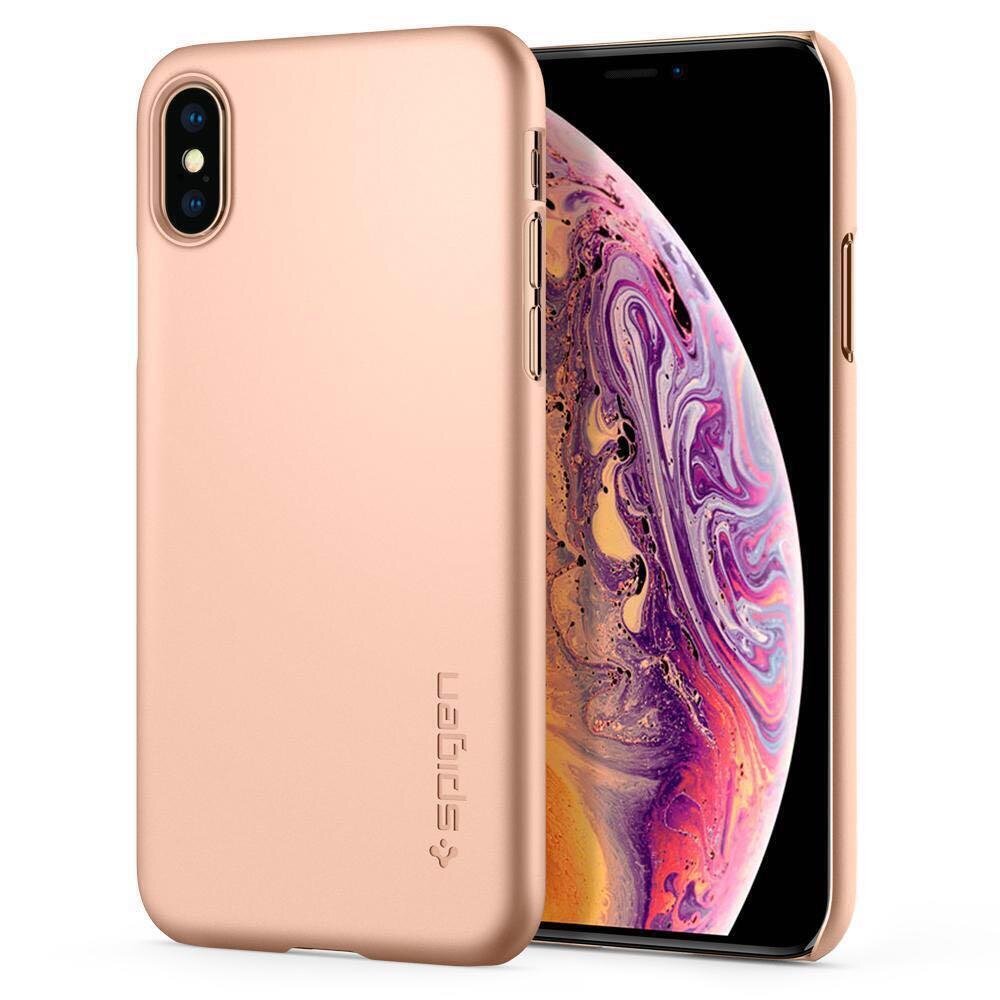 Spigen iPhone X Thin Fit, Blush Gold