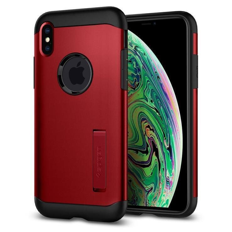Spigen iPhone XR Slim Armor, Merlot Red