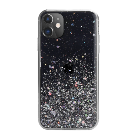 SwitchEasy iPhone 11 Starfield PC+TPU Case, Transparent Black