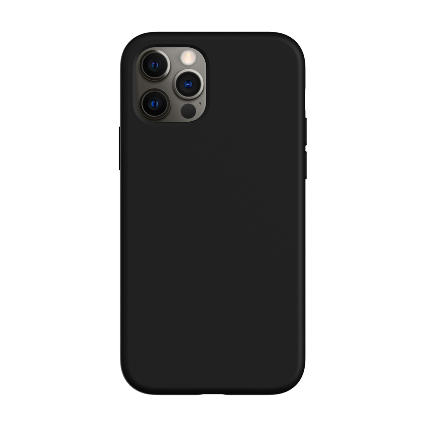 SwitchEasy iPhone 12 / iPhone 12 Pro Skin Liquid Silicone Rubber Case, Black
