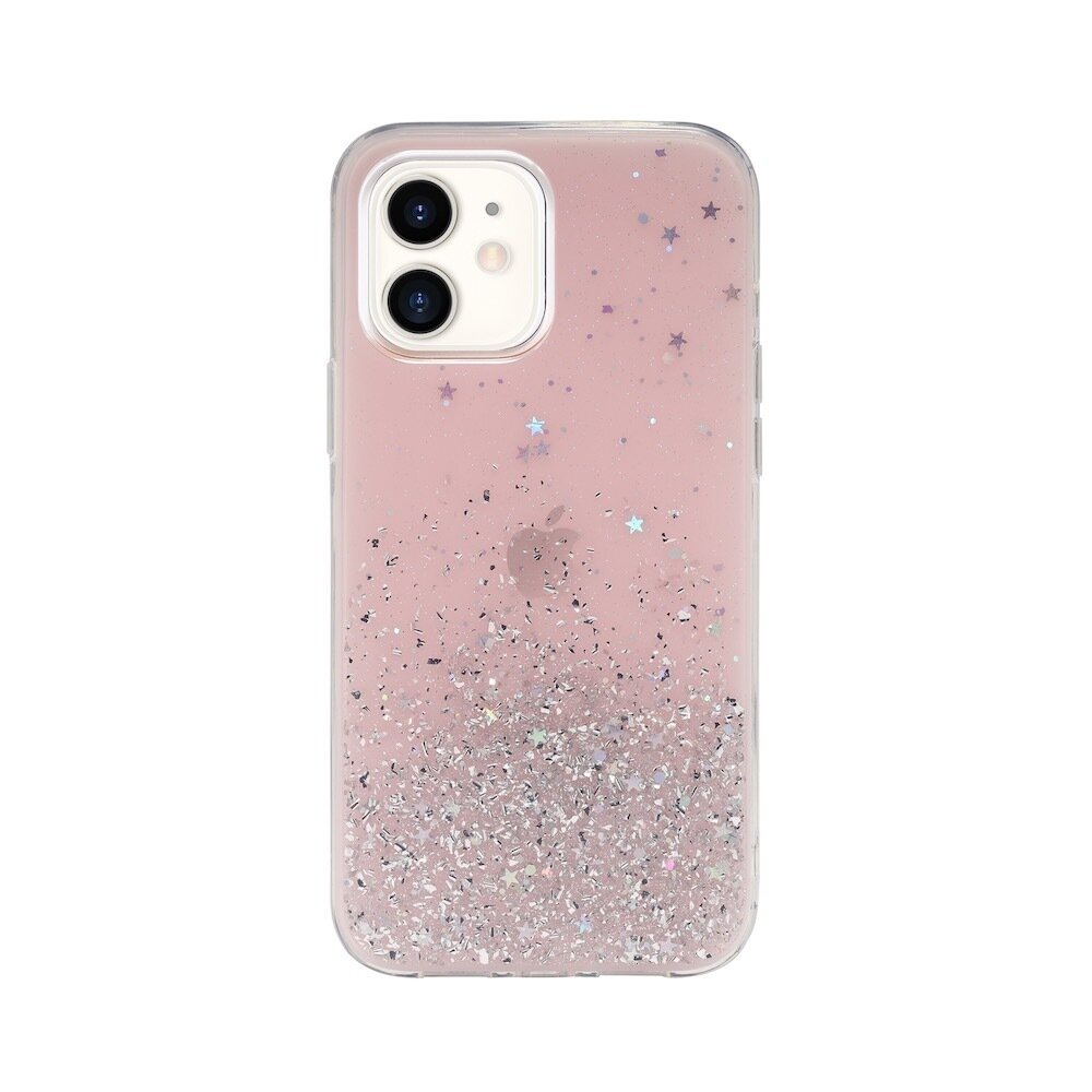 SwitchEasy iPhone 12 mini Starfield PC+TPU Case, Transparent Rose