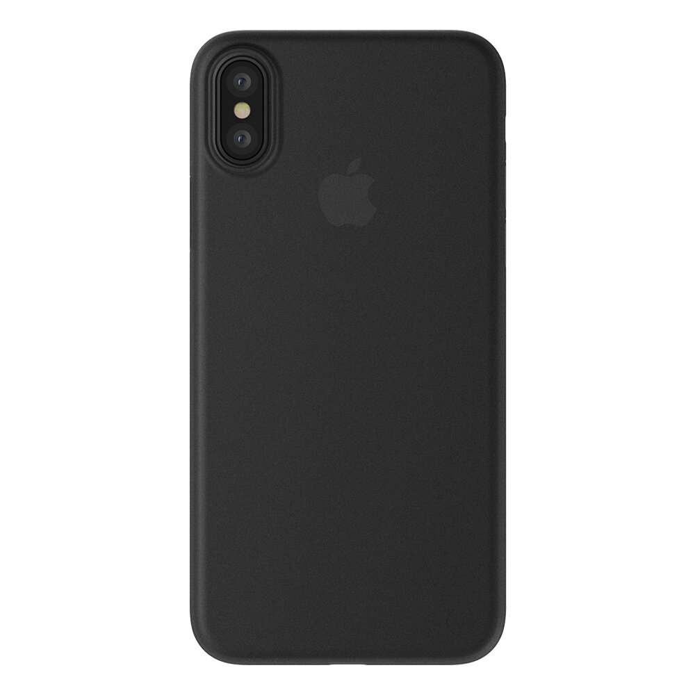SwitchEasy iPhone X 0.35 Ultra Slim PP Case, Solid Black