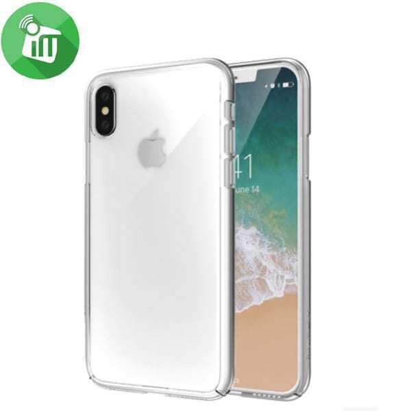SwitchEasy iPhone X Nude AirBarrier PC Case, Ultra Clear