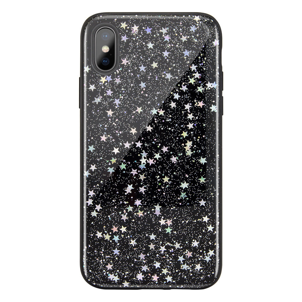 SwitchEasy iPhone XR Starfield PC+TPU Case, Black Star