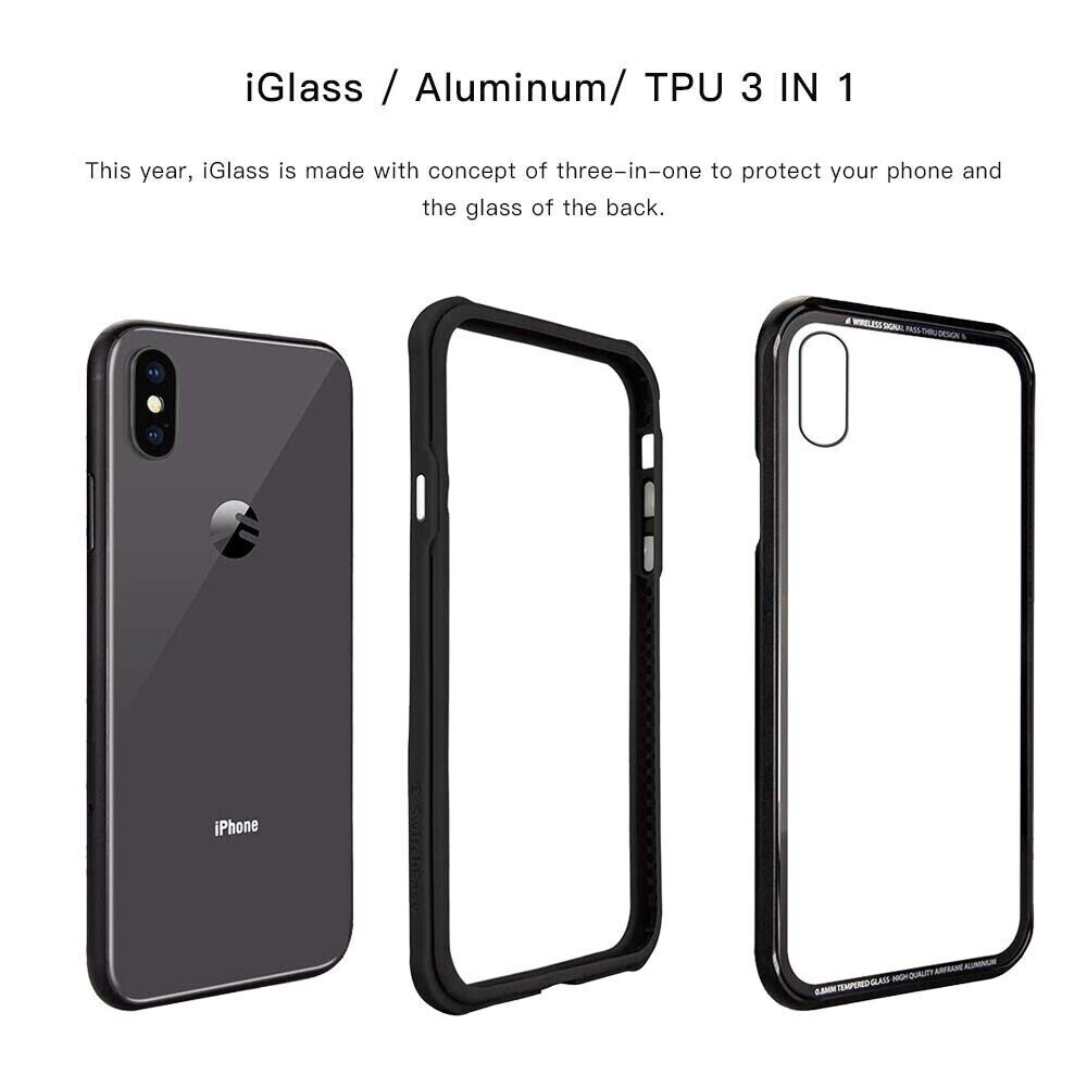 560161-SwitchEasy iPhone Xs Max Glass X TPU+Glass Ca