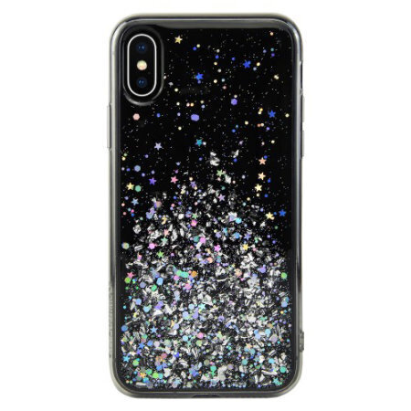 SwitchEasy iPhone Xs Max Starfield PC+TPU Case, Ultra Black