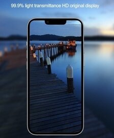 310853-TDG iPhone 13/13 Pro Tempered Glass, C