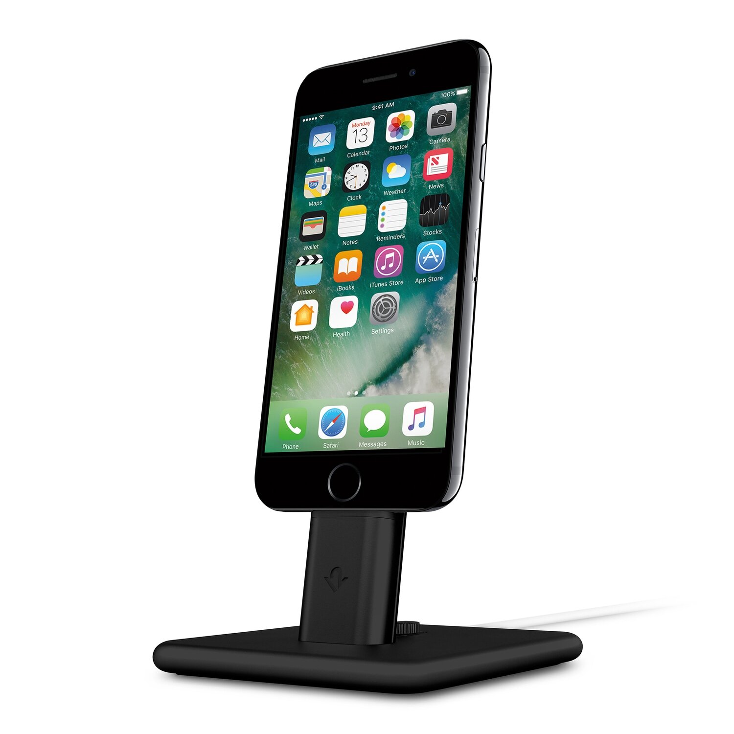 Twelve South HiRise 2 Deluxe Adjustable Charging Stand, Black