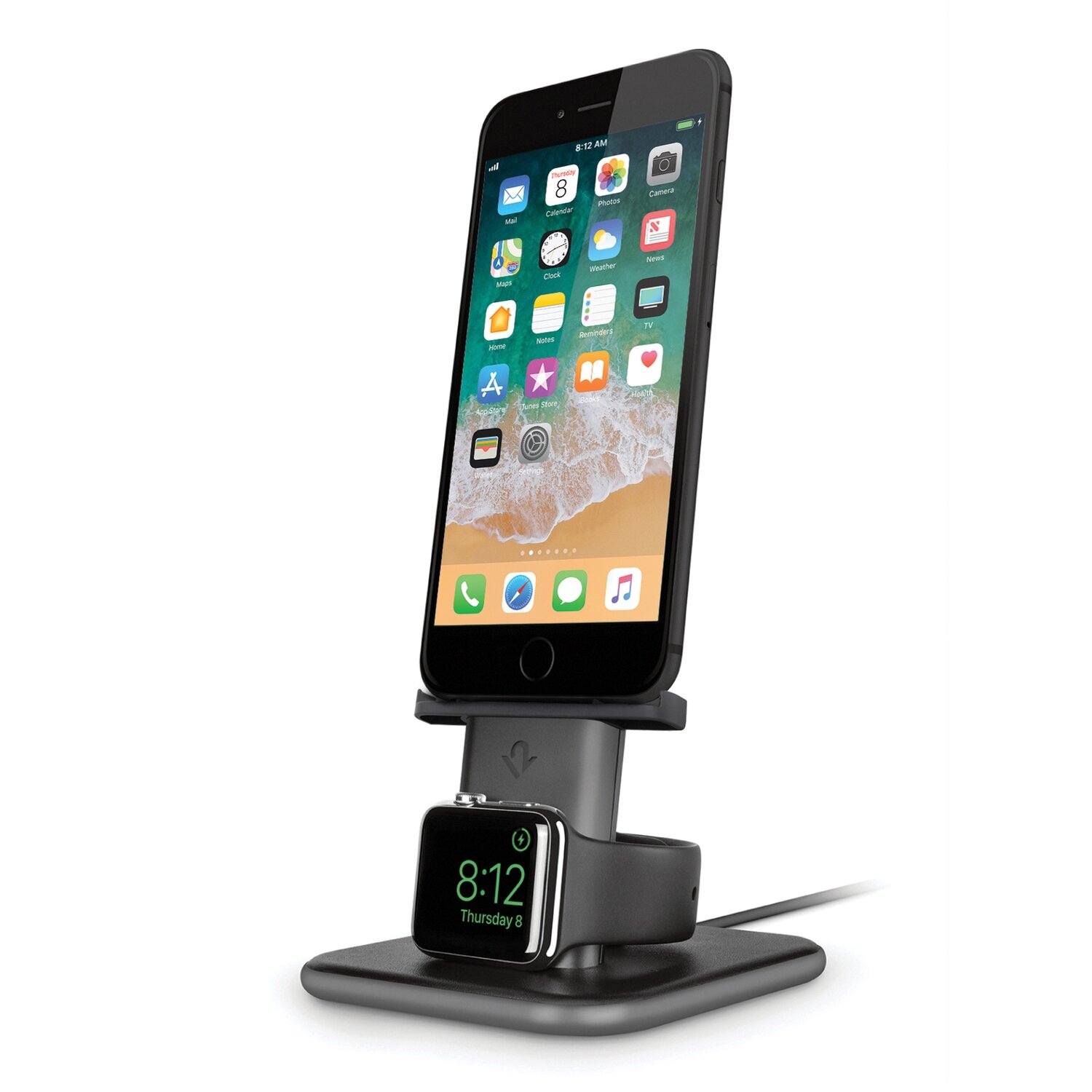 Twelve South HiRise Duet Dual Charging Stand for iPhone + Apple