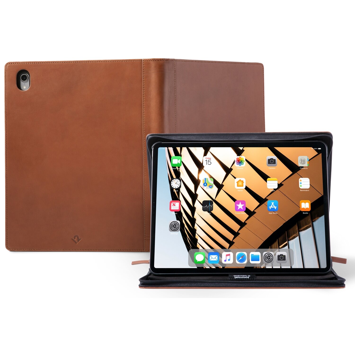 Twelve South iPad Pro 12.9&quot; (2018) Journal, Cognac