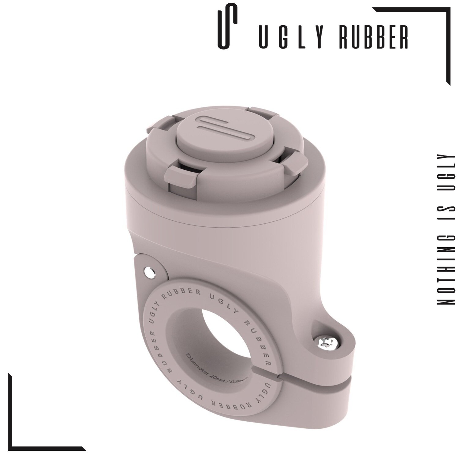 Ugly Rubber Y Ride Mount, Pink
