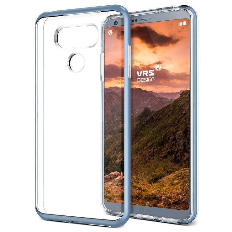 VRS Design LG G6 Crystal Bumper TPU+PC, Blue Mist