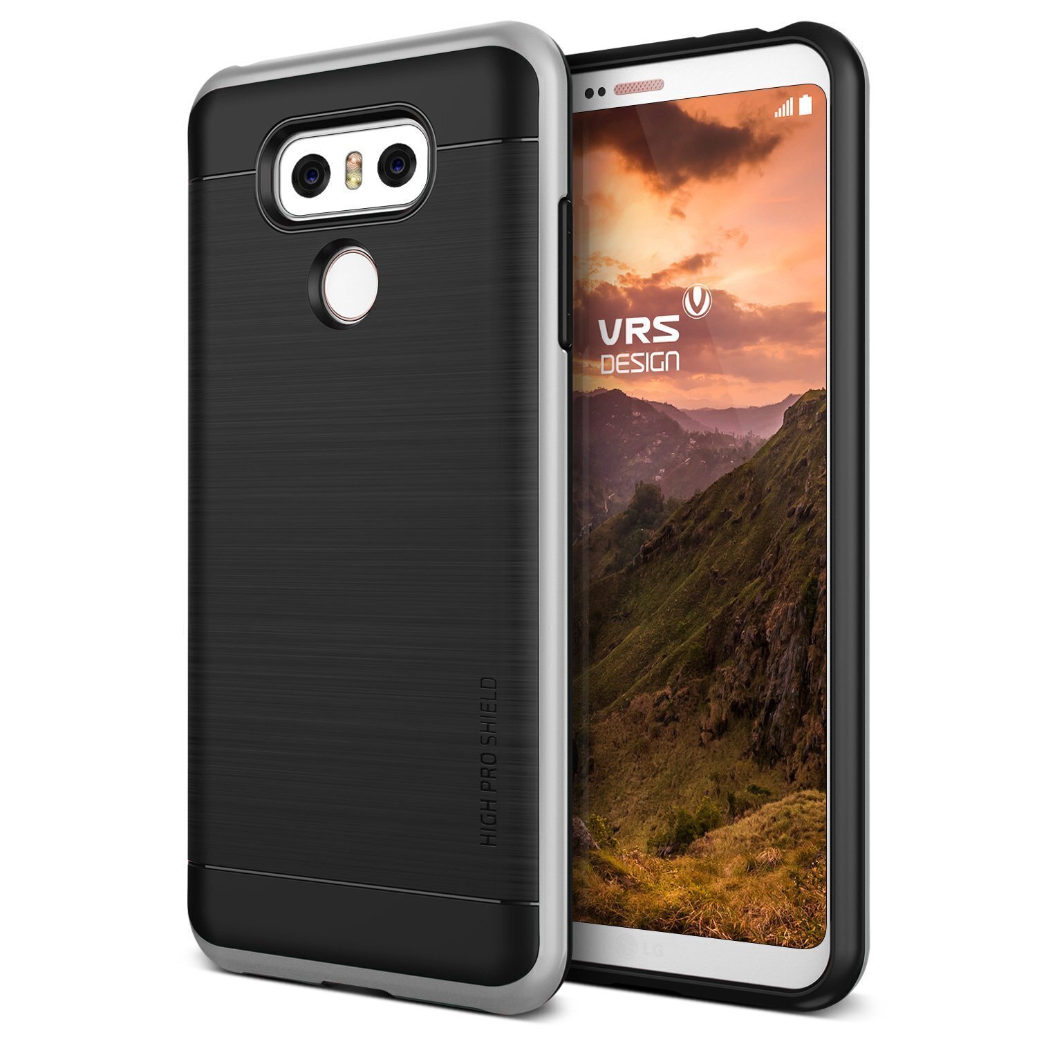 VRS Design LG G6 High Pro Shield TPU+PC, Light Silver