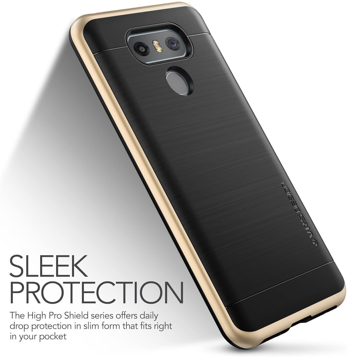 VRS Design LG G6 High Pro Shield TPU+PC, Shine Gold