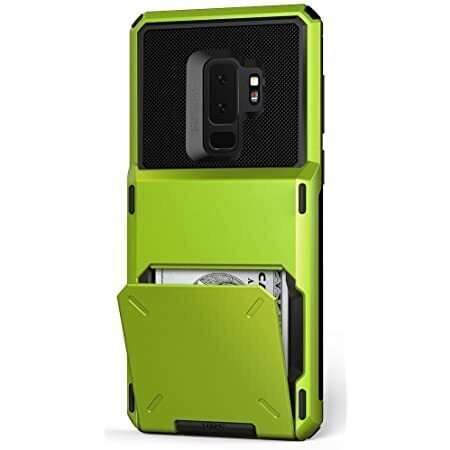 VRS Design Samsung Galaxy S9 Plus Damda Folder TPU PlusPC, Lime Green