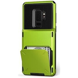 VRS Design Samsung Galaxy S9 Plus Damda Folder TPU PlusPC, Lime Green