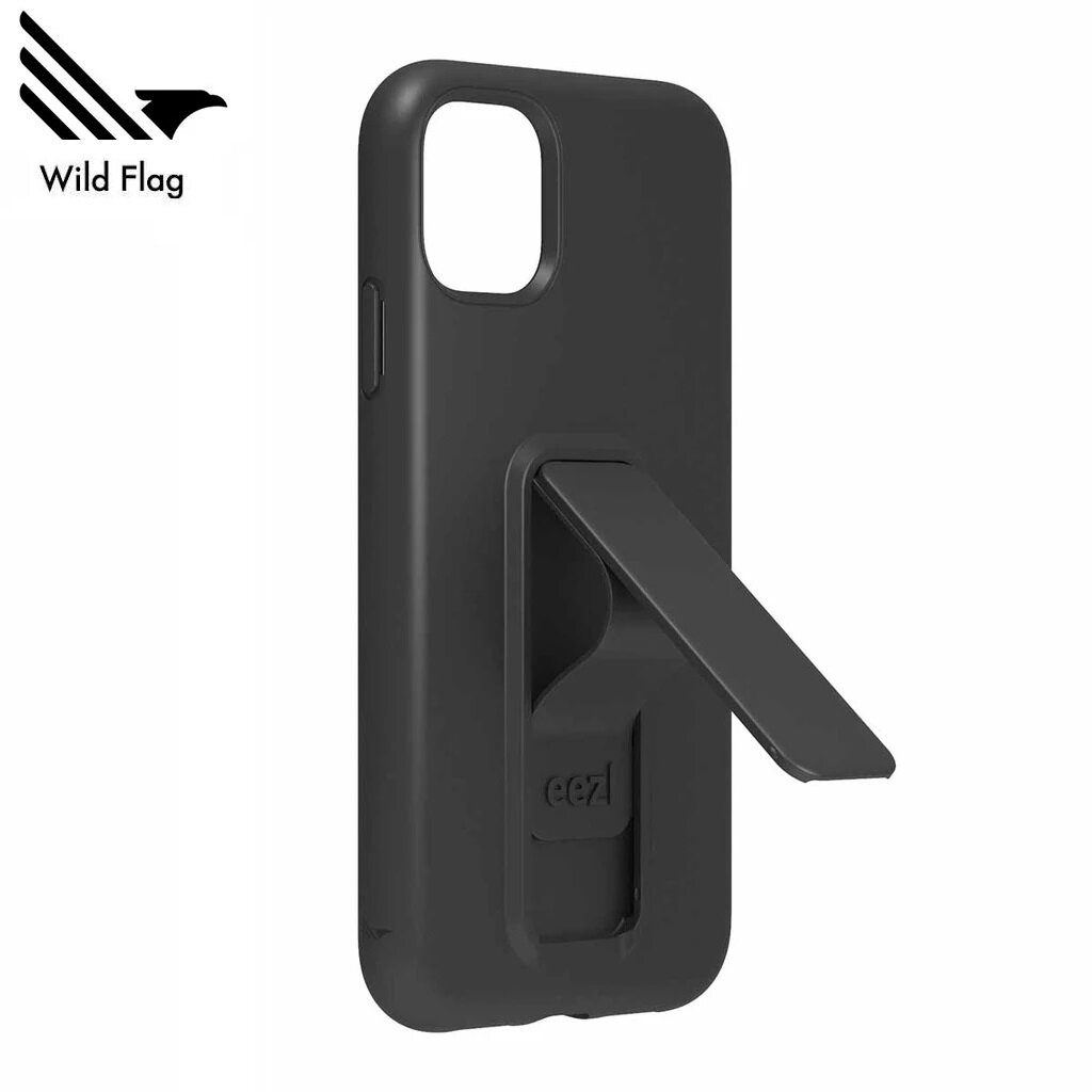 Wild Flag iPhone 11 Pro eezl Kickstand Grip Case, Black