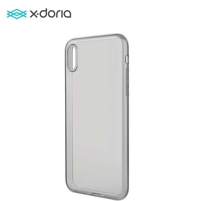 X-Doria iPhone X Gel Jacket, Smoke